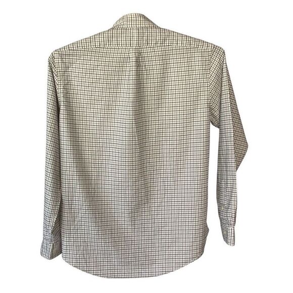 Ralph Lauren Long Sleeve Button Down Shirt Men’s Large Blue White Plaid - Picture 3 of 6